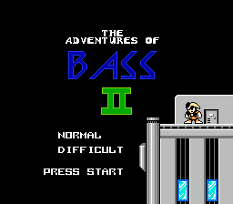 Mega Man - Adventures of Bass 2 Title Screen